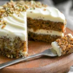 Zucchini Cake with Cream Cheese Frosting Slice