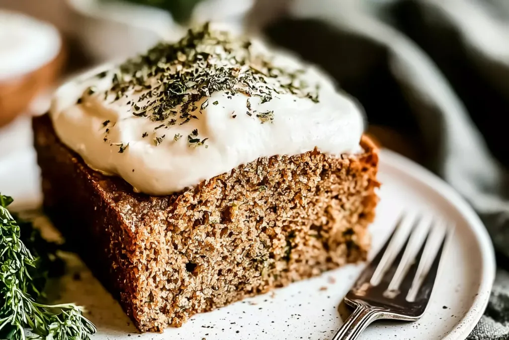 Zucchini Cake Slice - Moist and Delicious
