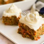 Delicious Zucchini Carrot Bars with Zesty Lemon Frosting