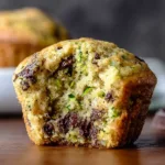 Freshly Baked Zucchini Chocolate Chip Muffins