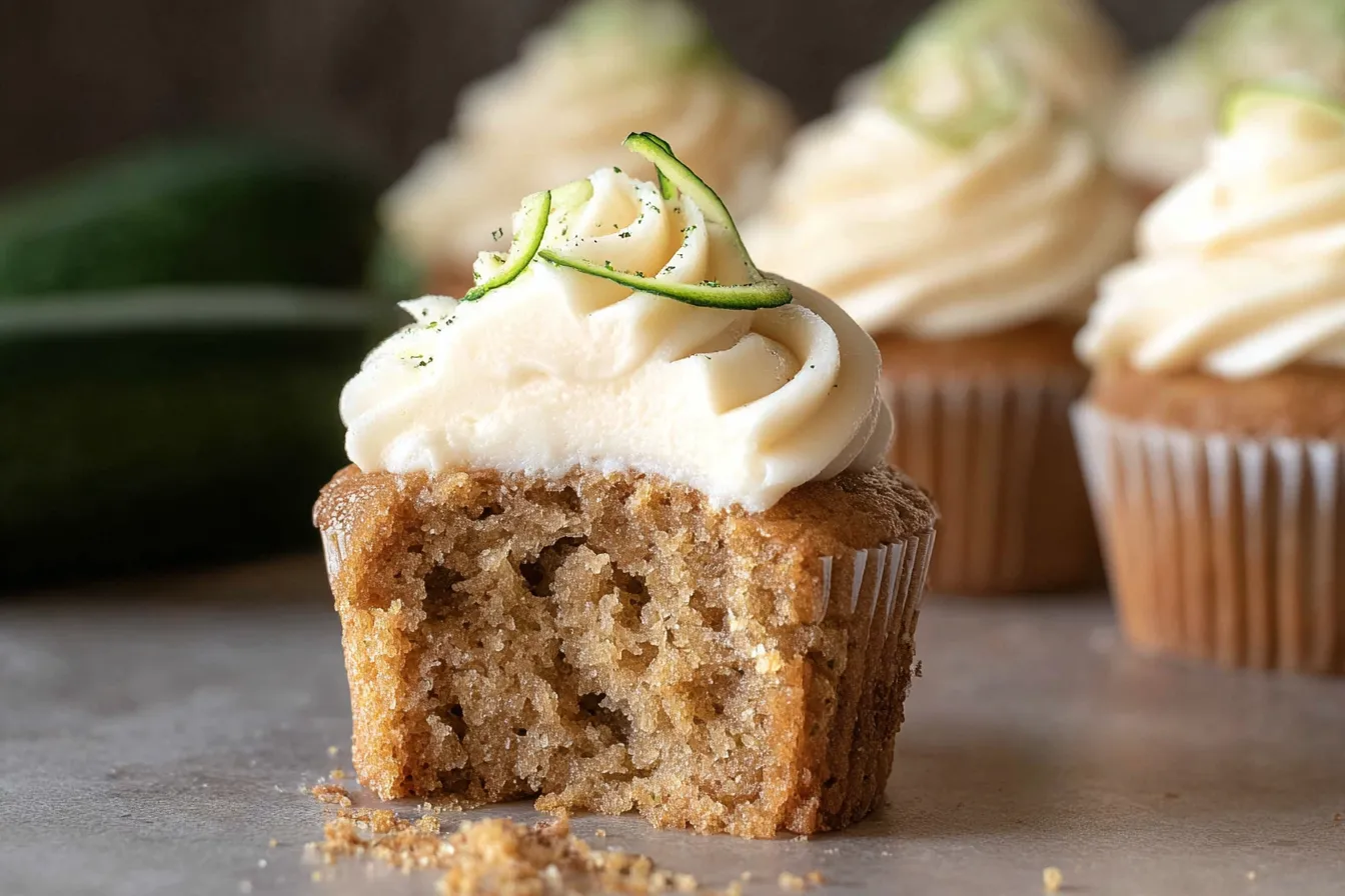 Zucchini Cupcakes with Cream Cheese Frosting – Absolutely Delicious 4 Zucchini Cupcakes with Cream Cheese Frosting