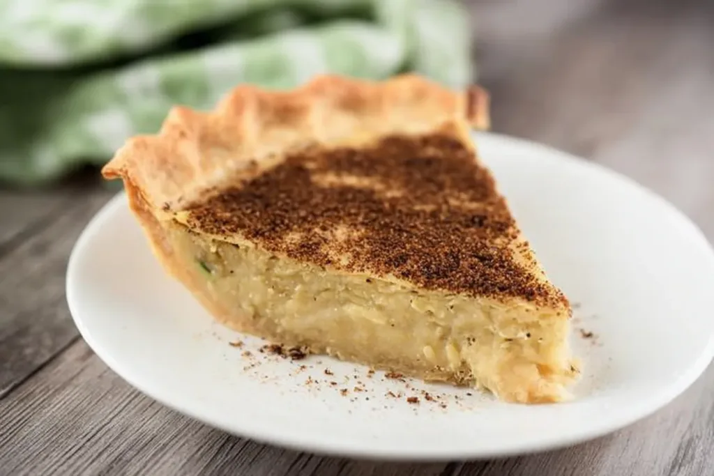 Delicious Zucchini Pie Slice
