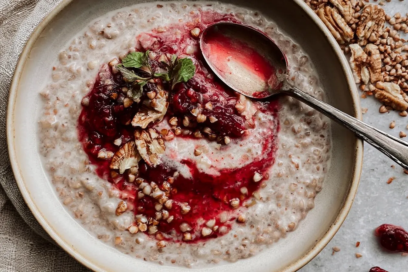 20-Minute Creamy Buckwheat Porridge (Vegan)