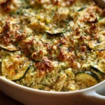 25-Minute Rotisserie Chicken Zucchini Casserole