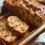3 Ingredient Cake Mix Banana Bread Close-Up