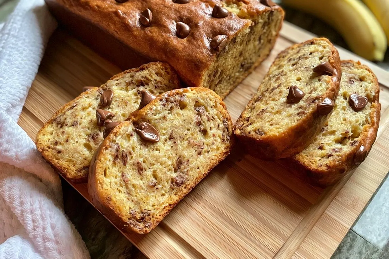 3 Ingredient Cake Mix Banana Bread