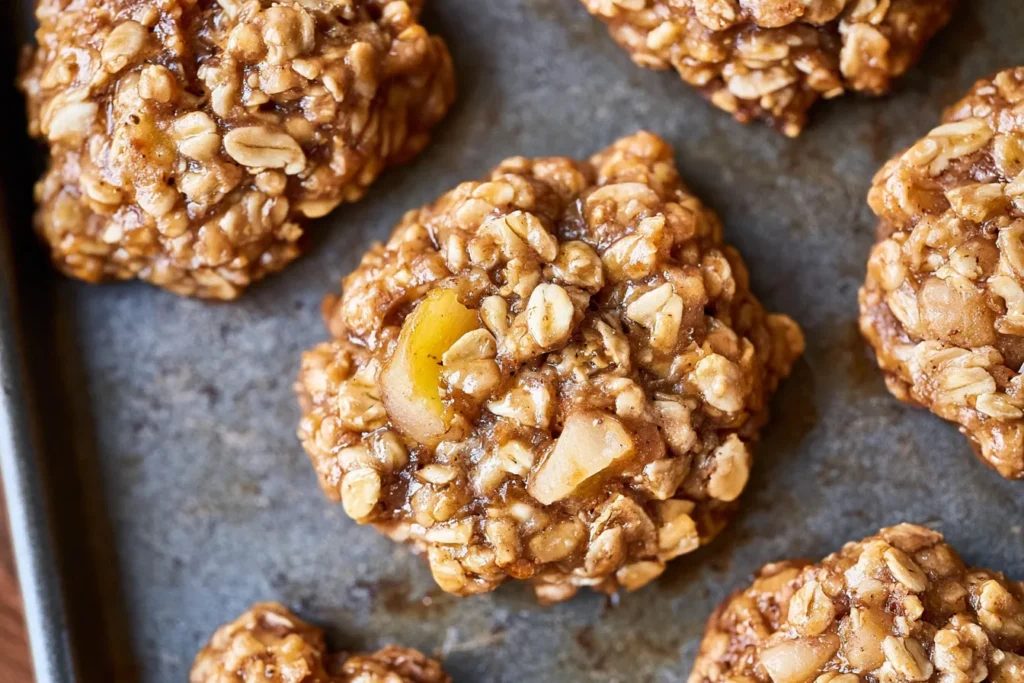 Delicious 6-Ingredient Healthy Pear Oatmeal Cookies
