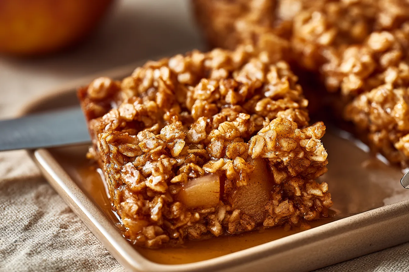Amish-Style Apple and Cinnamon Baked Oatmeal 