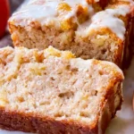 Homemade Apple Bread Fresh Out of the Oven