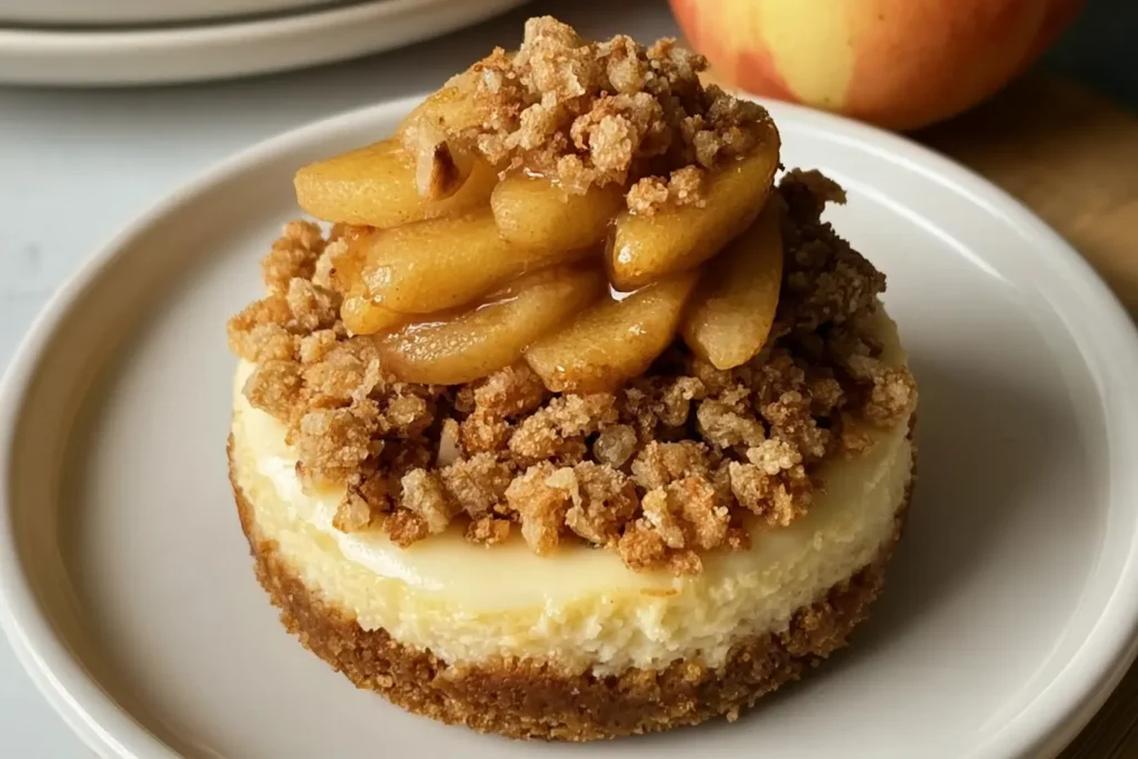 Apple Crisp Mini Cheesecakes: A Festive Fall Treat