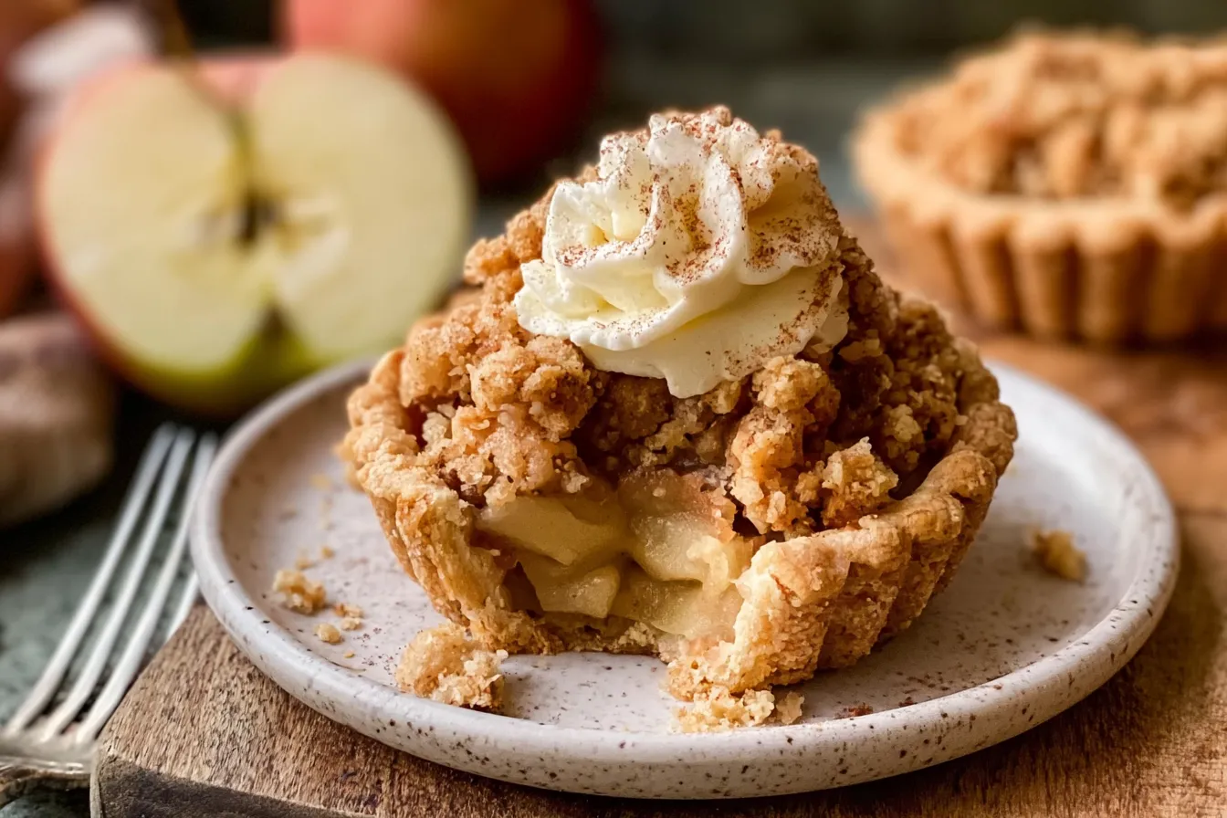 Apple Crumble Tartlets: Irresistibly Delicious Treats! 4 Apple Crumble Tartlets