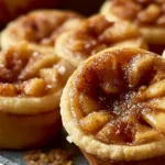 Delicious Apple Pie Bites Served on a Plate