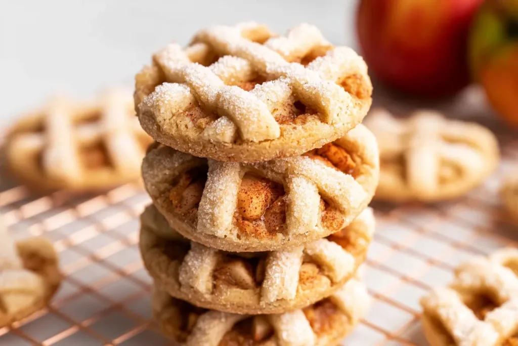Homemade Apple Pie Cookies Ready to Enjoy