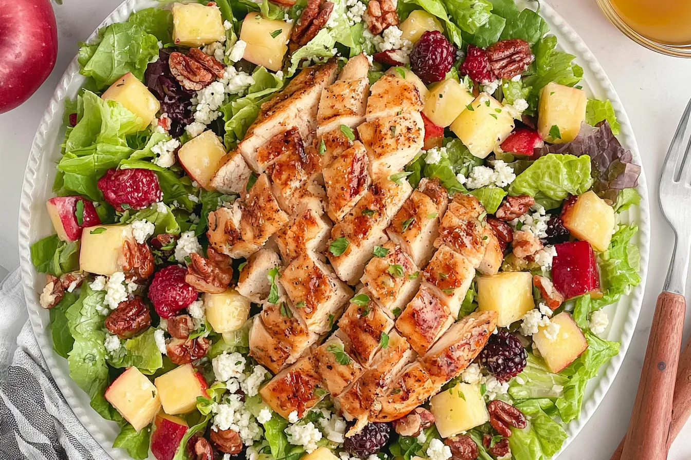 Autumn Chopped Chicken Salad 