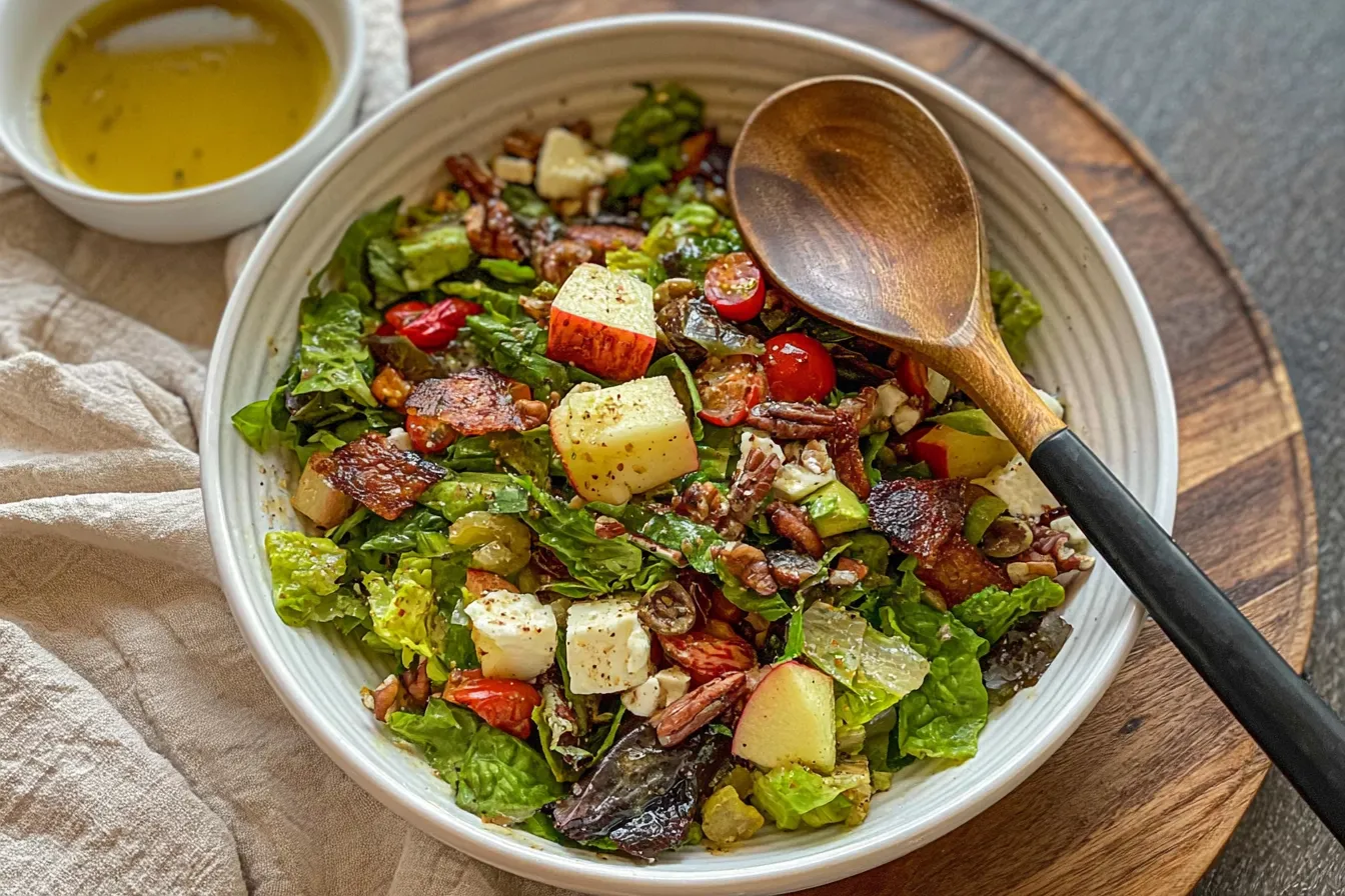 Autumn Chopped Salad with Apple Cider Vinaigrette