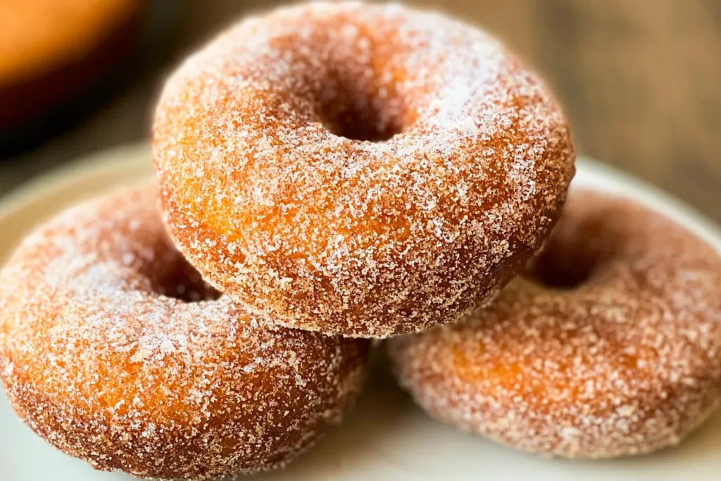 Baked Apple Cider Donuts {Cake} Freshly Baked and Ready to Enjoy