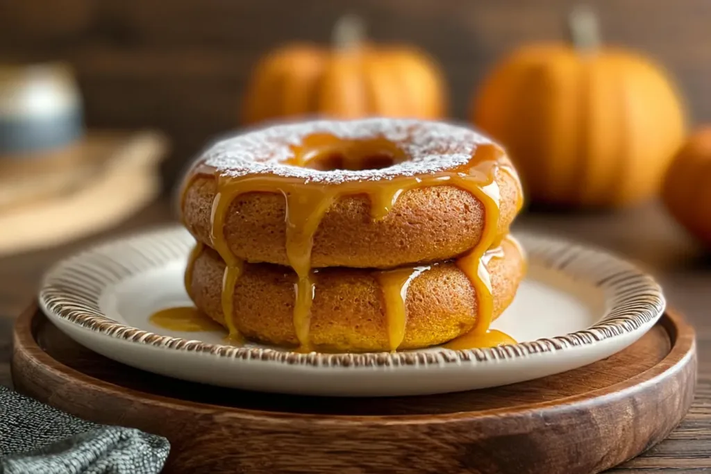 Delicious Baked Pumpkin Donuts With Maple Glaze