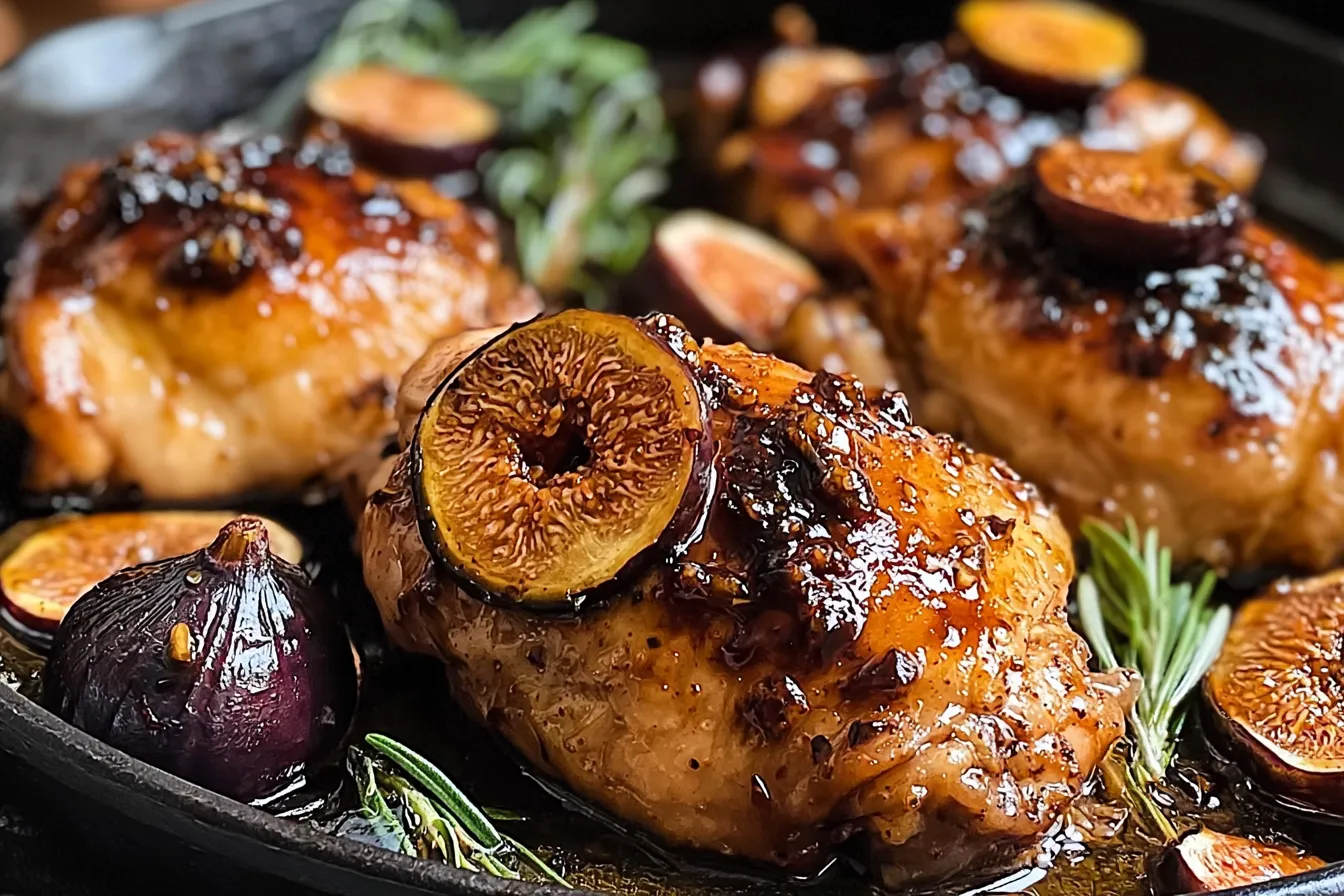Balsamic Fig Glazed Chicken
