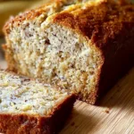 Freshly Baked Banana Bread Out of the Oven