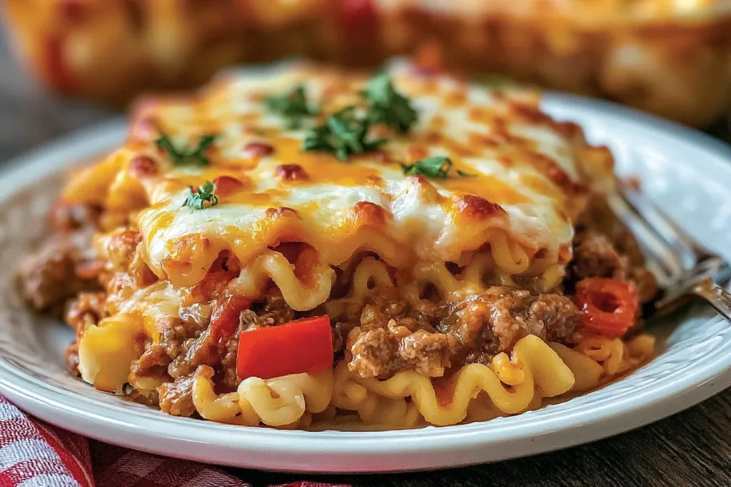 Hearty Beef Lombardi Casserole