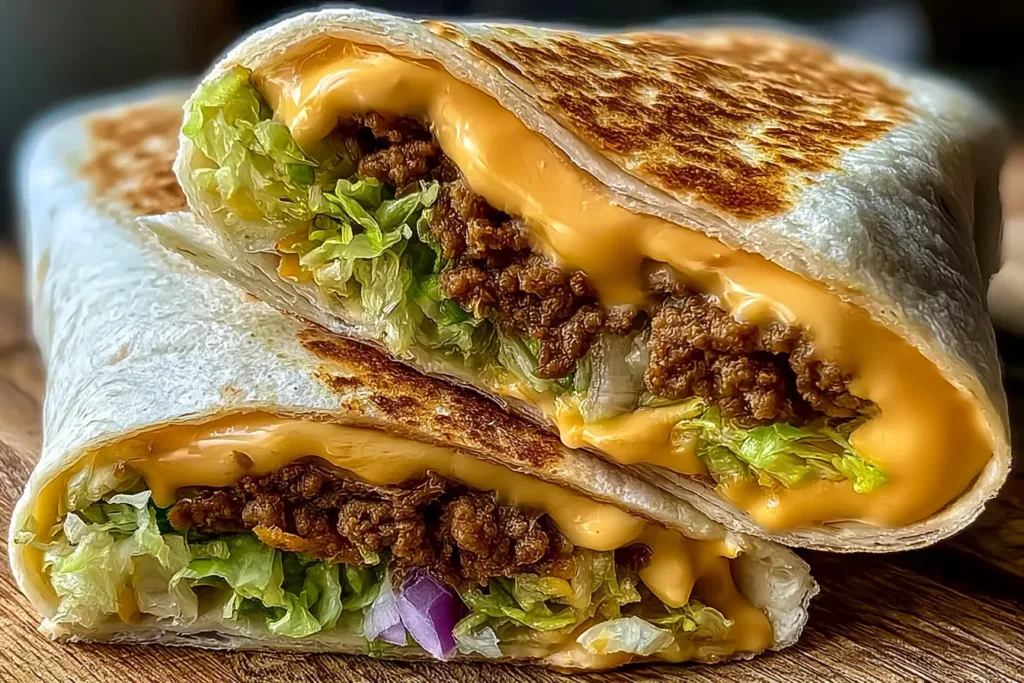 Delicious Big Mac Wraps Ready to Enjoy