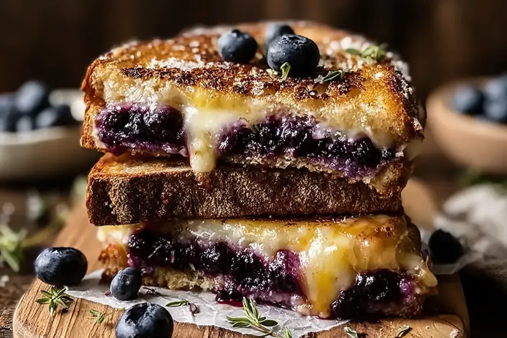 Blueberry Grilled Cheese Sandwich