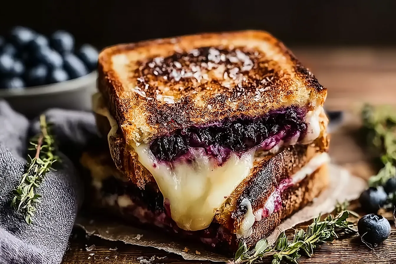Blueberry Grilled Cheese: A Sweet & Savory Delight 4 Blueberry Grilled Cheese