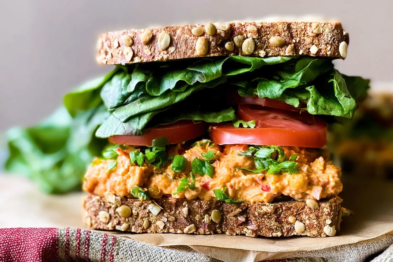 Buffalo Chickpea Salad Sandwich: A Flavorful Delight! 4 Buffalo Chickpea Salad Sandwich
