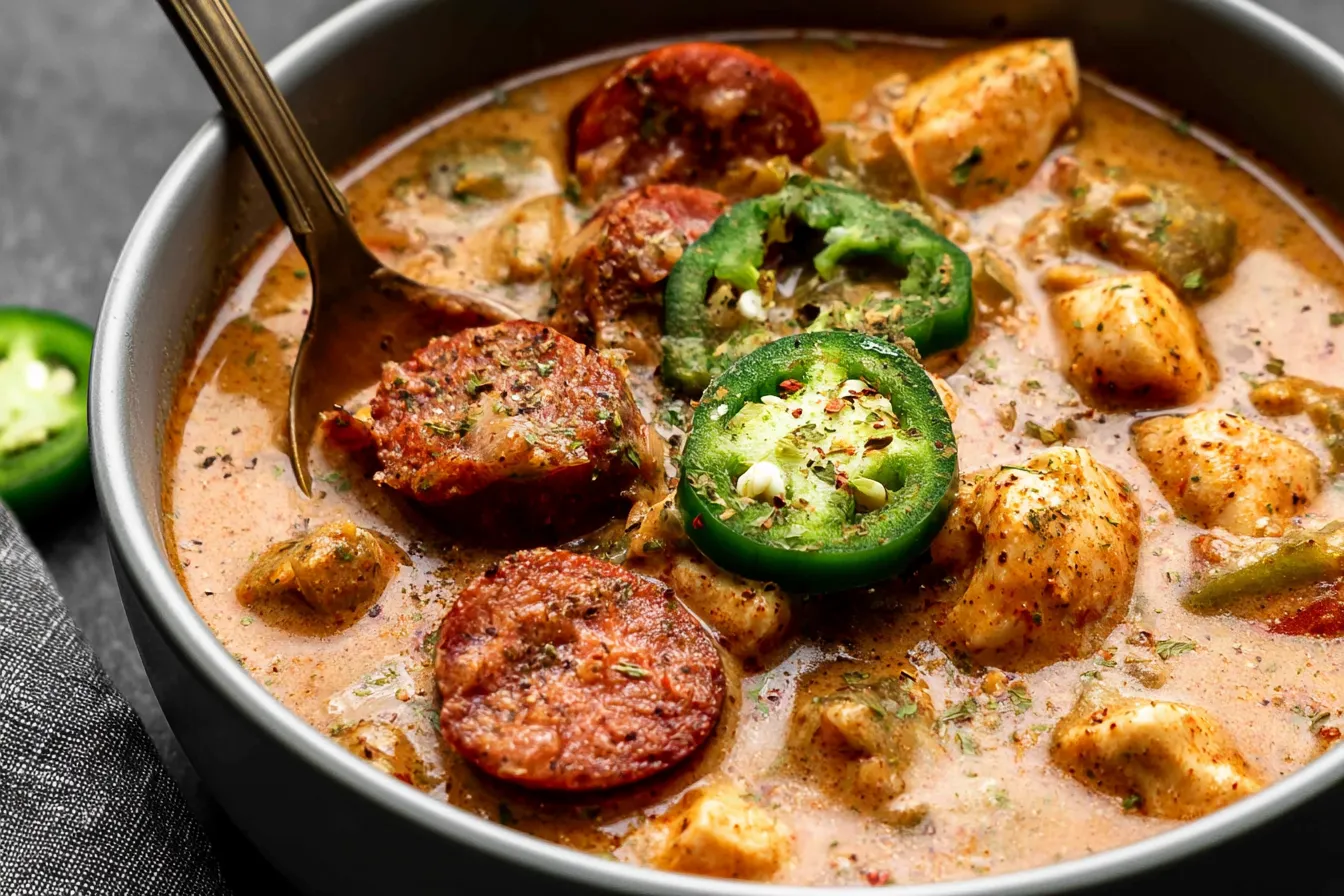 Cajun White Chicken Chili 