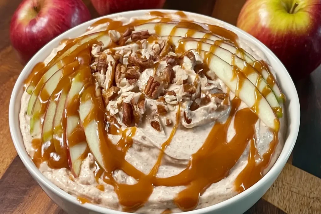 Caramel Apple Cheesecake Dip – Sweet and Creamy Delight
