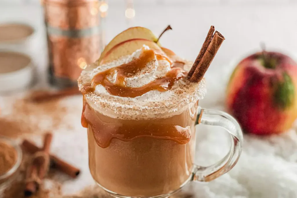 Caramel Apple Cider in a Mug: The Perfect Fall Drink