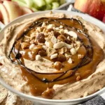 Delicious Caramel Apple Dip Served with Fresh Apples