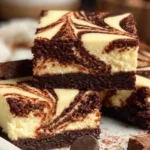 Chocolate Cheesecake Brownies Fresh Out of the Oven