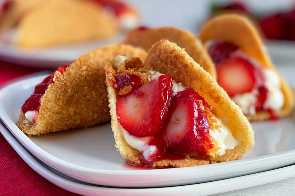 Cheesecake Tacos: Sweet Dessert Delight