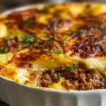 Cheesy Hamburger Potato Casserole: Comfort Food Bliss 5 Cheesy Hamburger Potato Casserole - Comfort Food Delight