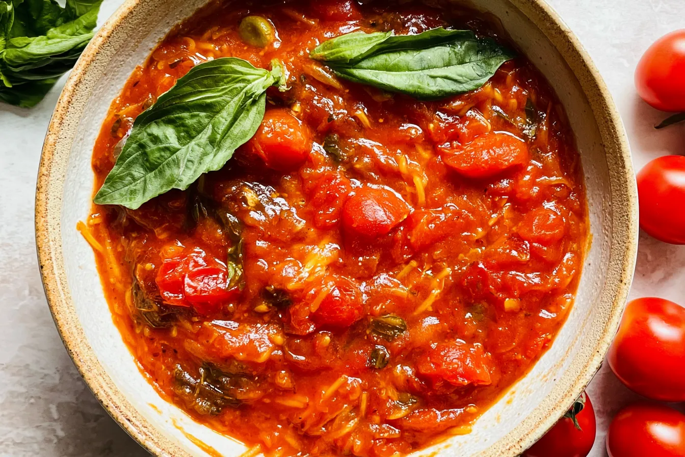 Cherry Tomato Pasta Sauce