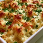 Delicious Chicken and Rice Casserole with Cheddar and Mozzarella