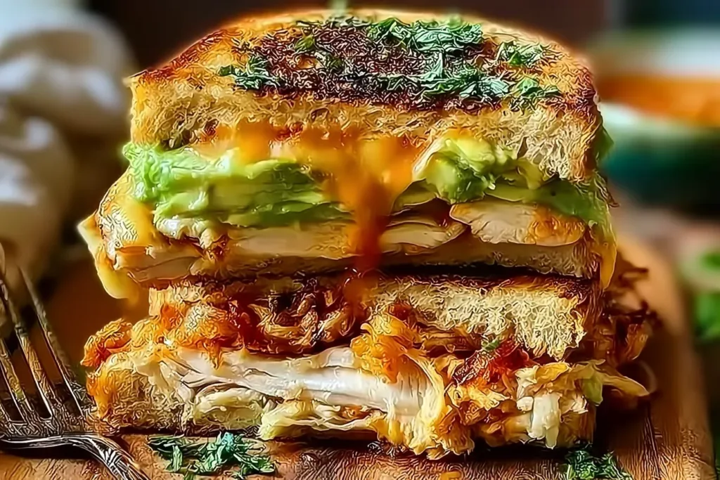 Chicken Avocado Melt Sandwich - A Delicious Lunch Option