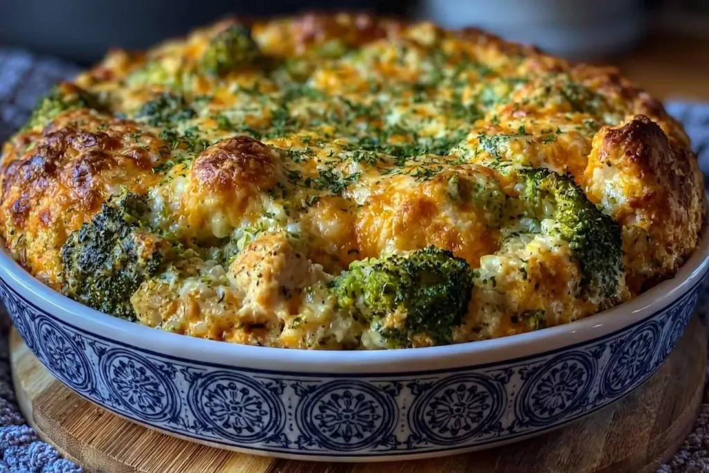 Delicious Chicken Broccoli Rice Cheese Casserole