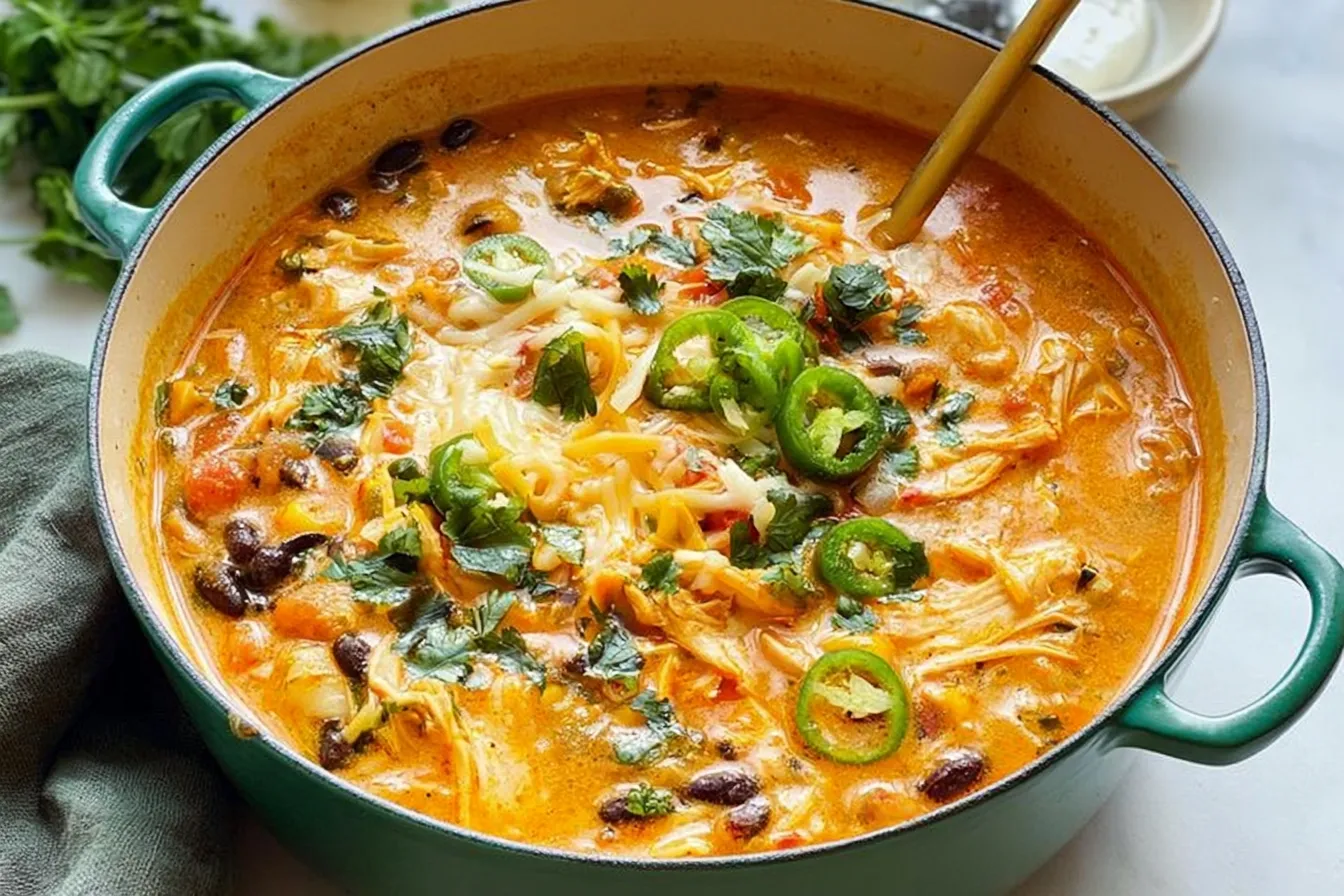 Chicken Enchilada Soup 