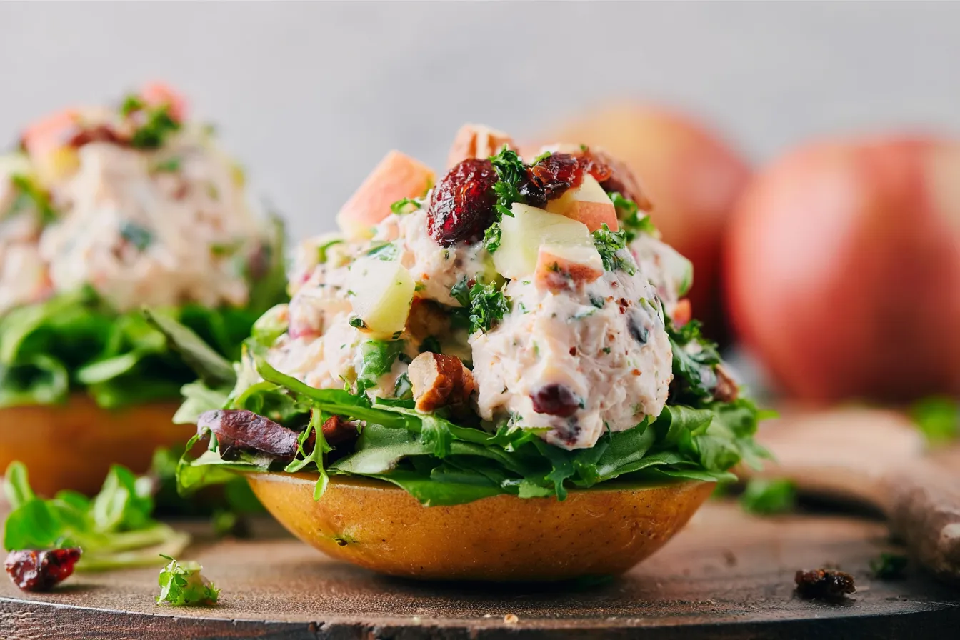 Chicken Salad with Apples: Refreshing & Deliciously Easy 4 Chicken Salad with Apples
