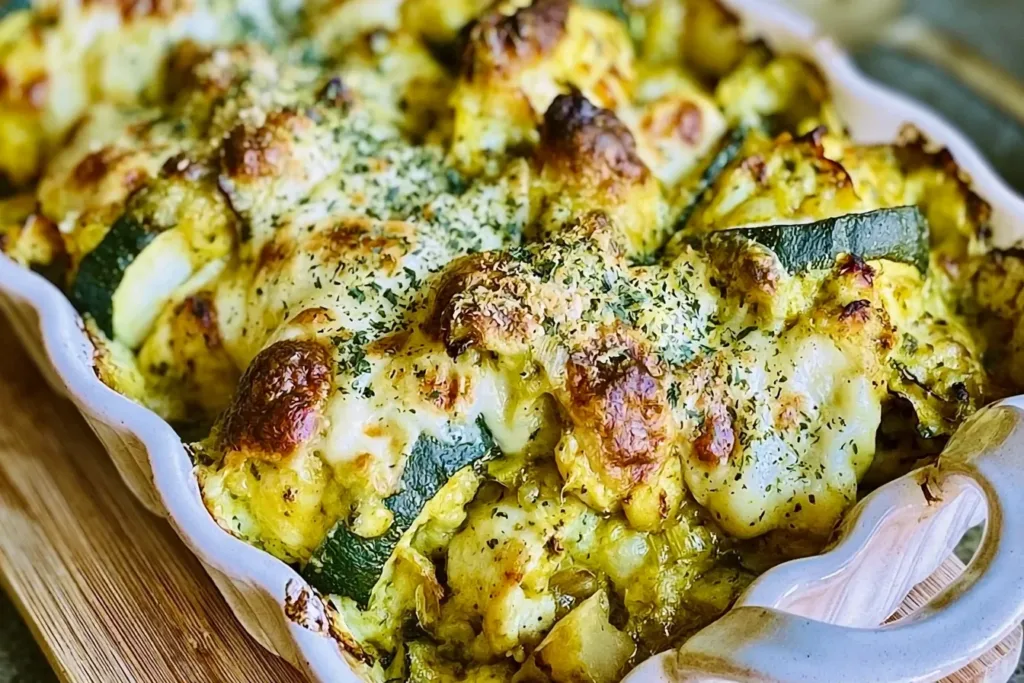 Hearty Chicken Zucchini Casserole Freshly Baked