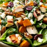 Chopped Fall Harvest Salad with Chicken - A Flavorful Delight 5 Chopped Fall Harvest Salad with Chicken - Autumn Colors on Your Plate