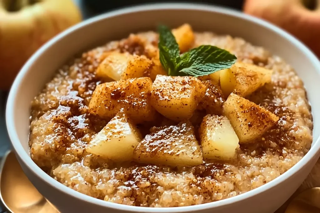 Delicious Cinnamon Apple Breakfast Quinoa