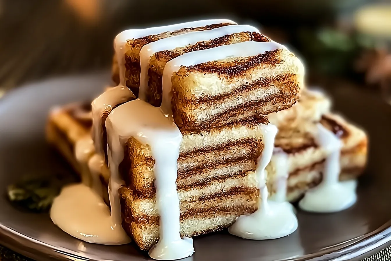 Cinnamon Roll Bars Quick and Easy Dessert Recipe 