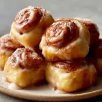 Cinnamon Roll Bites Freshly Baked