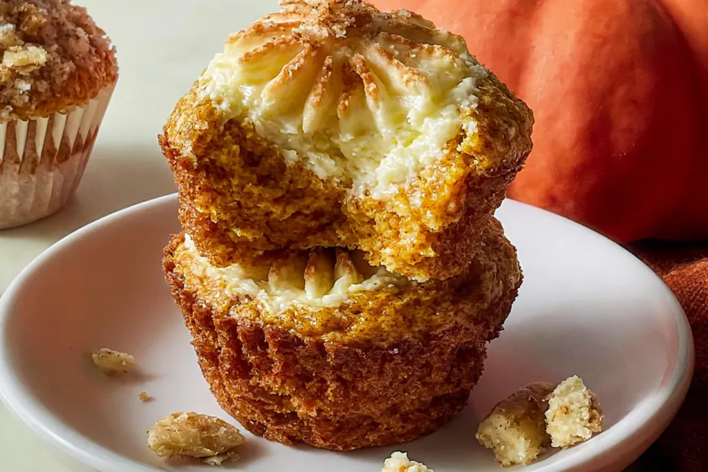 Copycat Starbucks Pumpkin Cream Cheese Muffins Freshly Baked