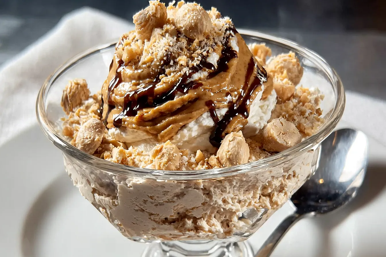 Cottage Cheese Peanut Butter Mousse (The Ultimate High-Protein Dessert)