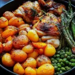 Cozy Autumn Chicken Dinner with Roasted Vegetables
