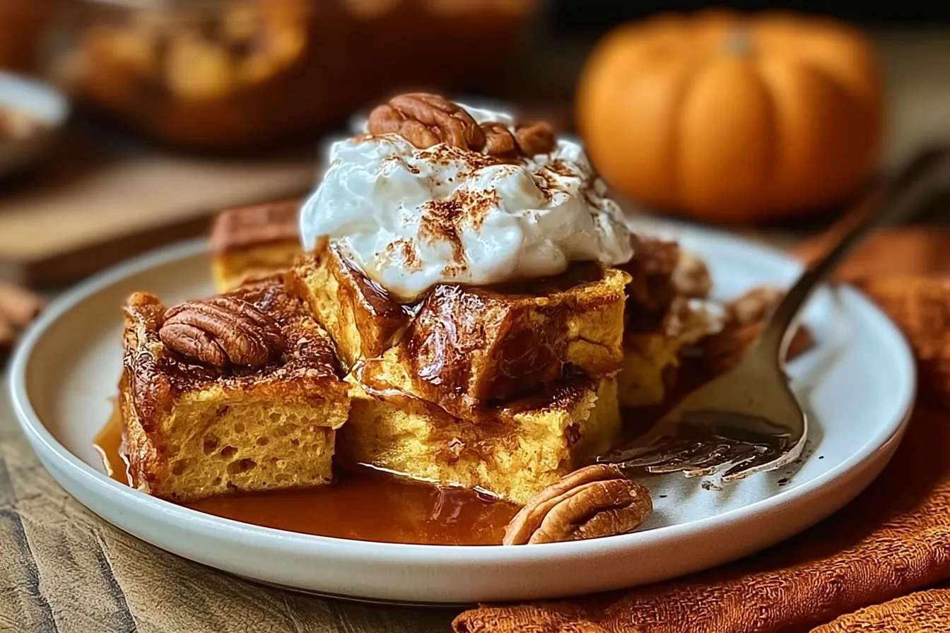 Cozy Pumpkin Spice French Toast Casserole for a Delightful Brunch 